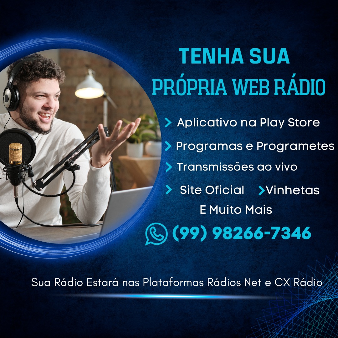 TENHA SUA PRÓPRIA WEB RADIO