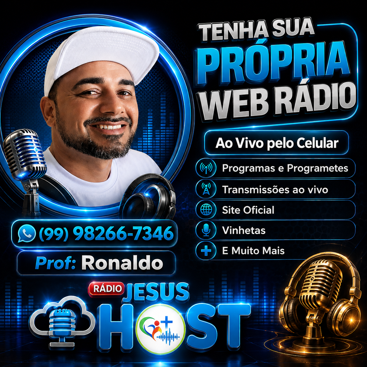 TENHA SUA PRÓPRIA WEB RADIO